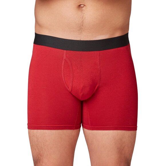 NWT Athletic Works 2 (6 Packs) SZ M (32-34) Mens Cotton Boxer Brief, Multi - Picture 3 of 7